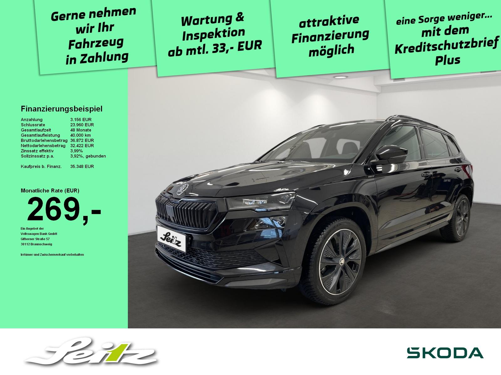 Skoda Karoq 1.5 TSI Sportline *PANO*MATRIX*KAMERA*NAVI