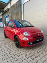 Fiat 500 S Cabrio - Fiat 500: Rot, Cabrio