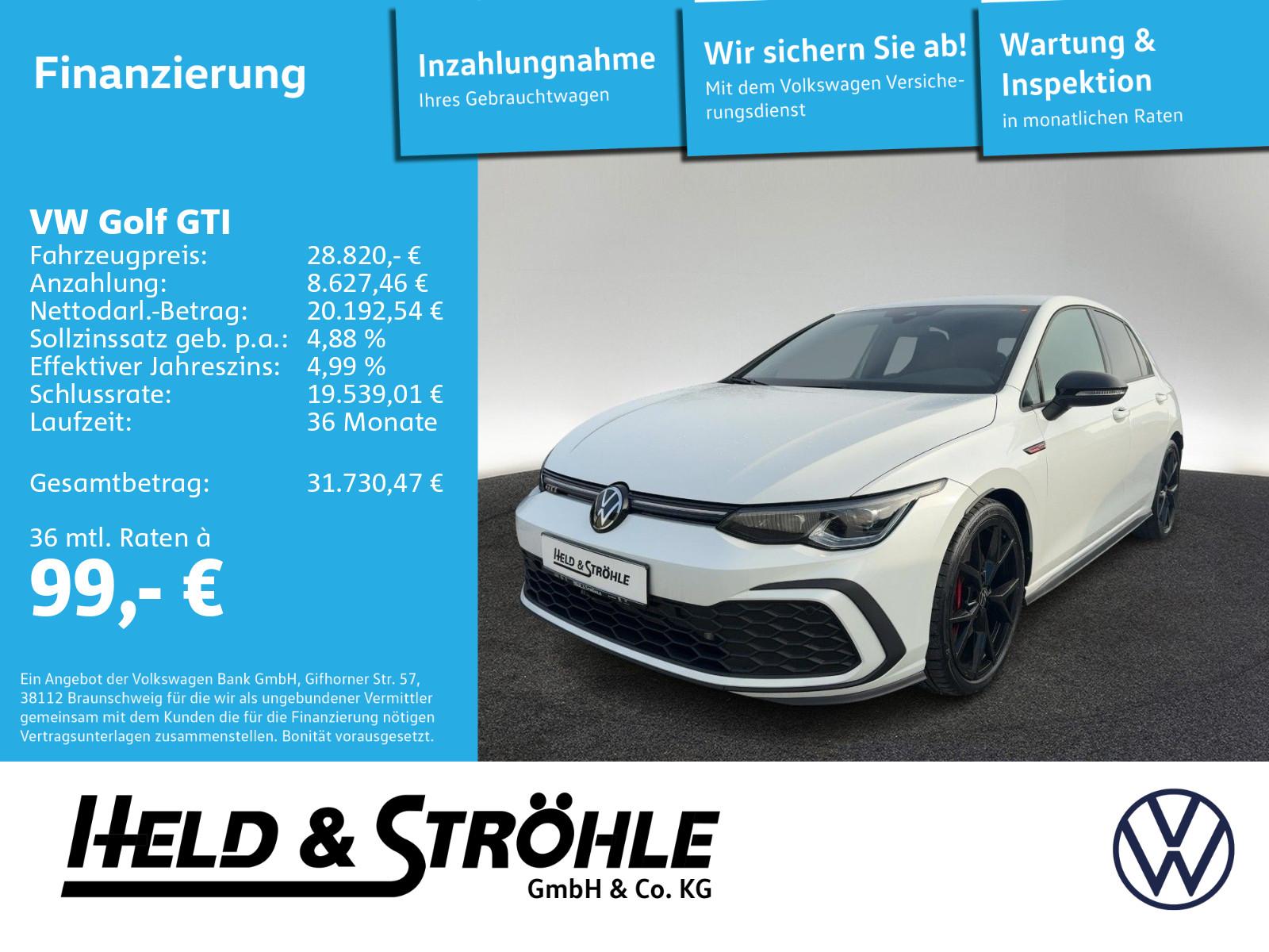 Volkswagen Golf GTI 2.0 TSI DSG BLACK STYLE AHK MATRIX H/K