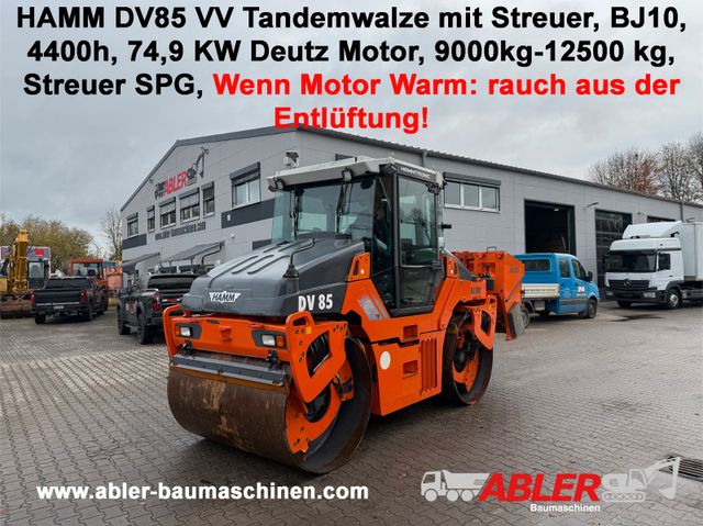 Hamm DV85 VV Tandemwalze mit Streuer