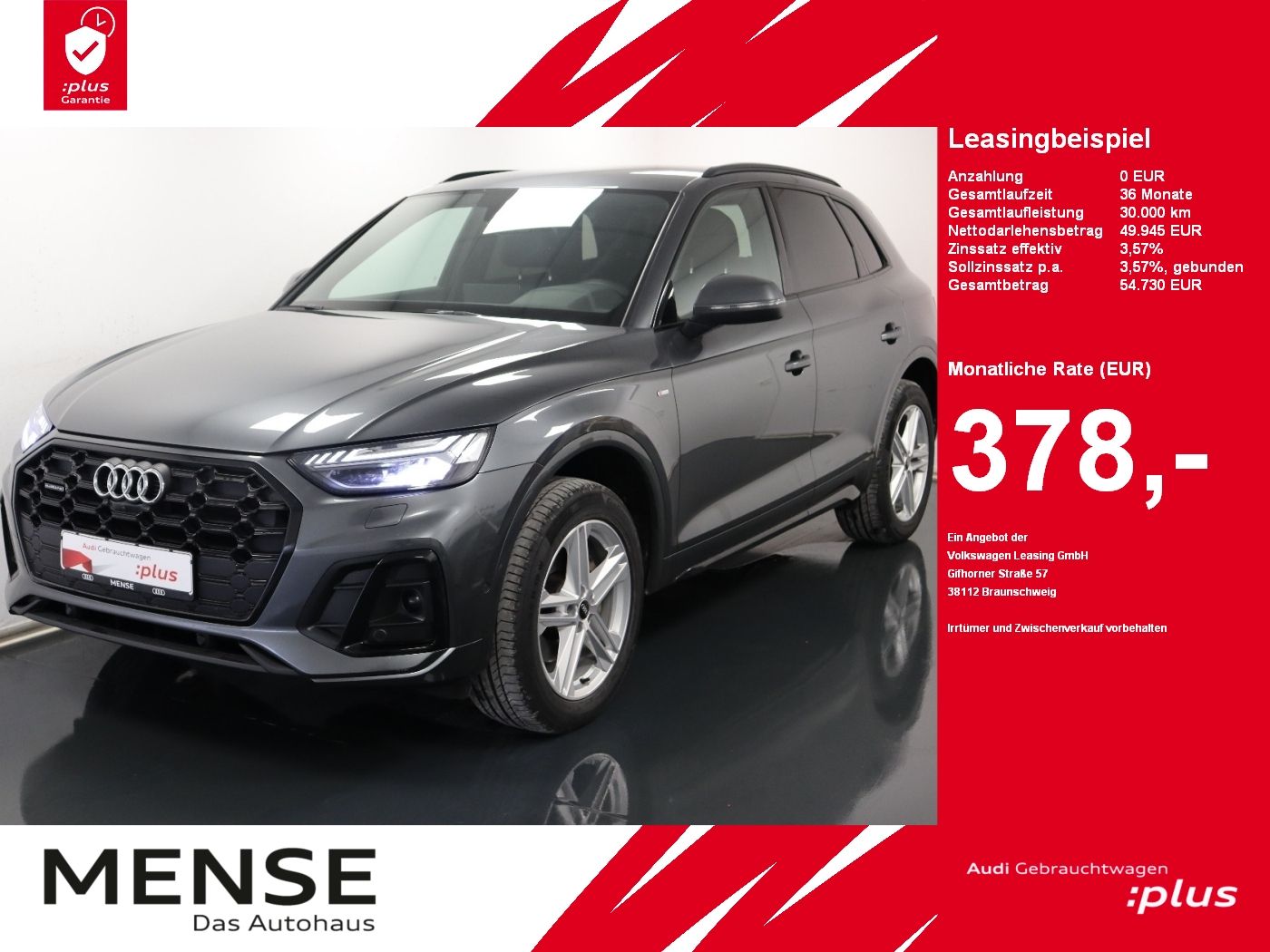 Audi Q5 45 TFSI quattro S tronic S line Matrix|AHK|LM