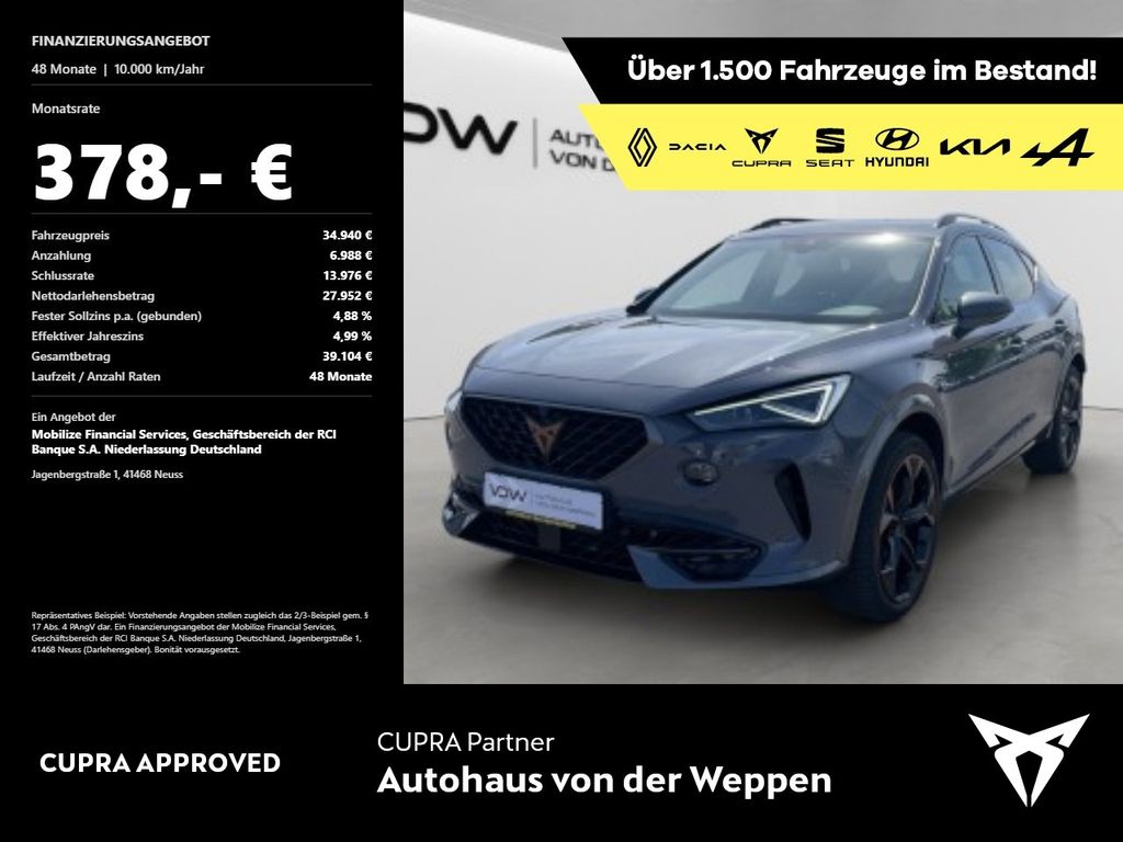 Formentor VZ TSI DSG 4Drive AHK Pano Leder Matr