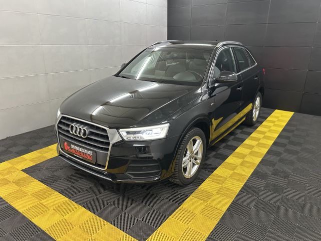 AUDI Q3 Quattro 3x S-Line+Keyless+LED+AHK+Navi+Temp