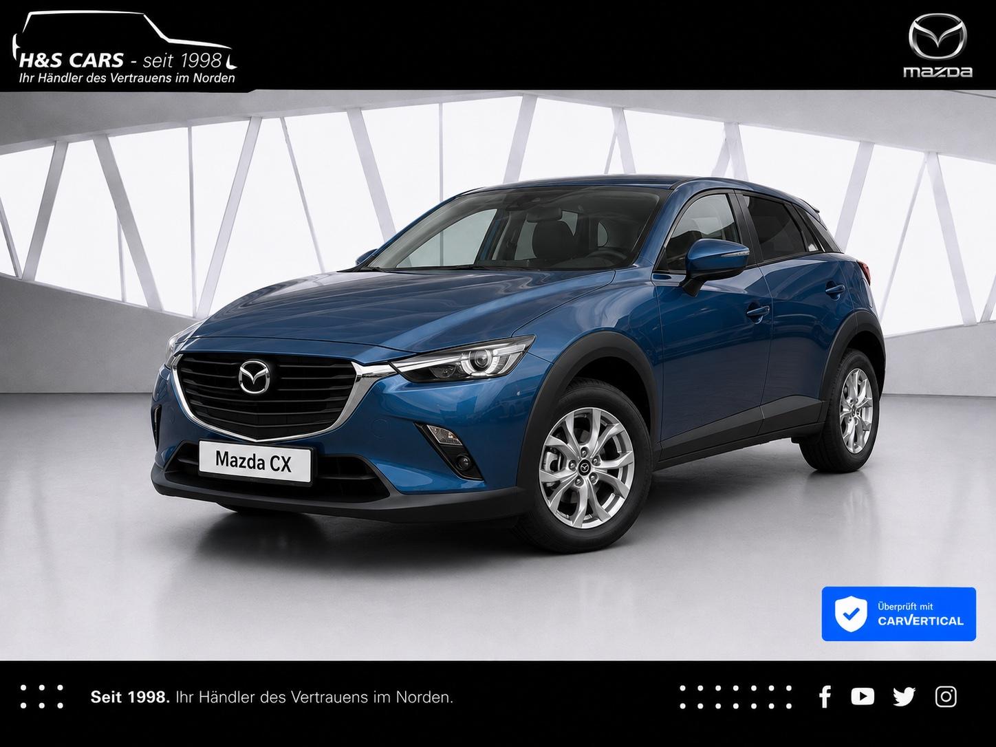 Mazda CX-3 2.0 SKYACTIV-G 1.H LED NAVI LÜCKENLOS MAZDA