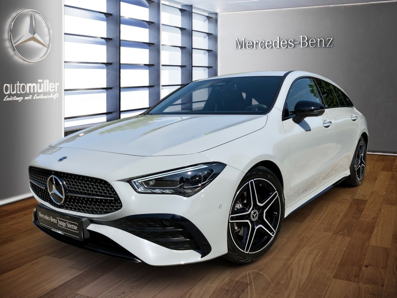 Fahrzeugabbildung Mercedes-Benz CLA 180 SB AMG+AHK+MULTIB+360+DISTR+NIGHT+LHZG++