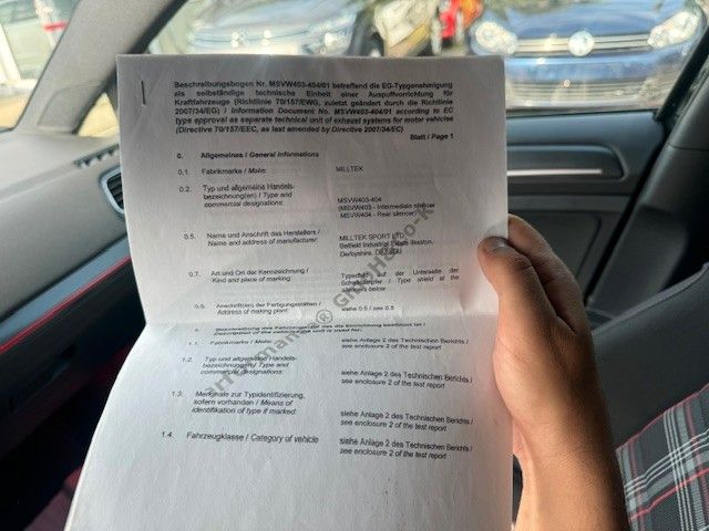 Fahrzeugabbildung Volkswagen Golf VII Lim. GTI Performance LED VIRTUELL