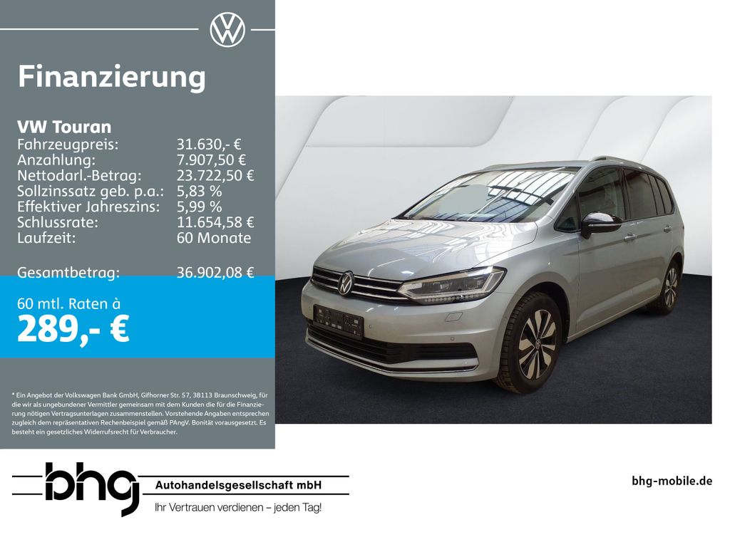 Volkswagen Touran Comfortline 1,5 TSI OPF DSG