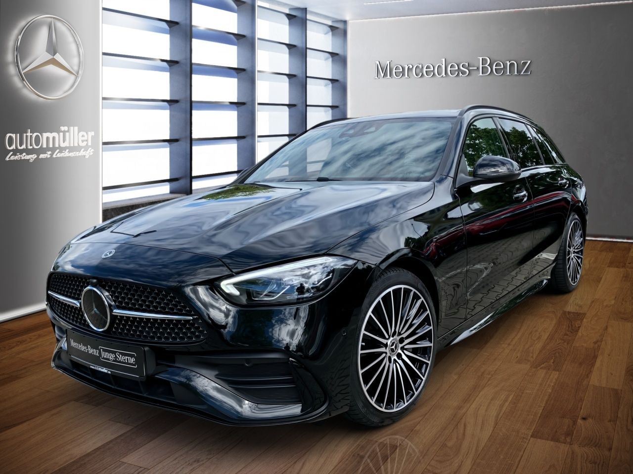 Fahrzeugabbildung Mercedes-Benz C 300 d T AMG AHK+Pano+Night+FahrassPak+Ambi+Kam