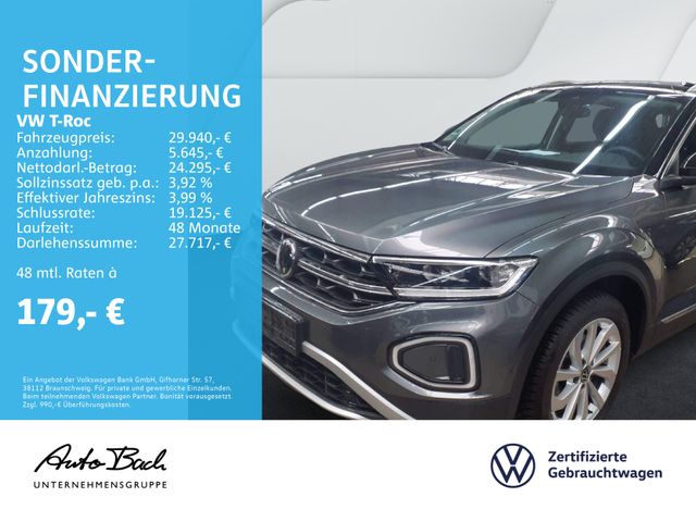 Volkswagen T-Roc 1.5 TSI DSG Style, Navi, LED, AHK, ACC, Ap