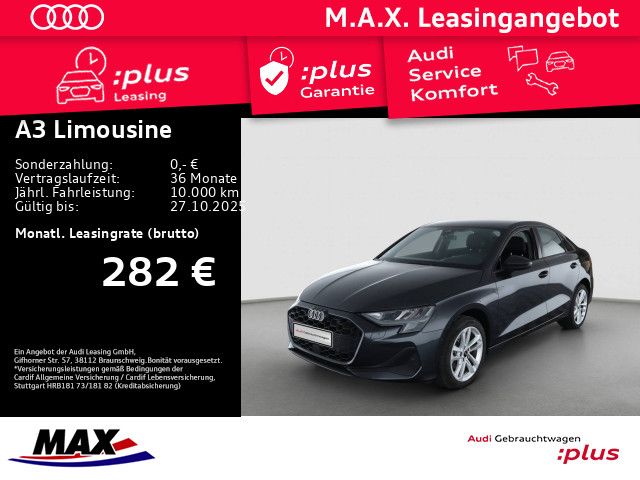 A3 Limousine 30 TFSI LED+KAMERA+VCP+HUD+AHK+