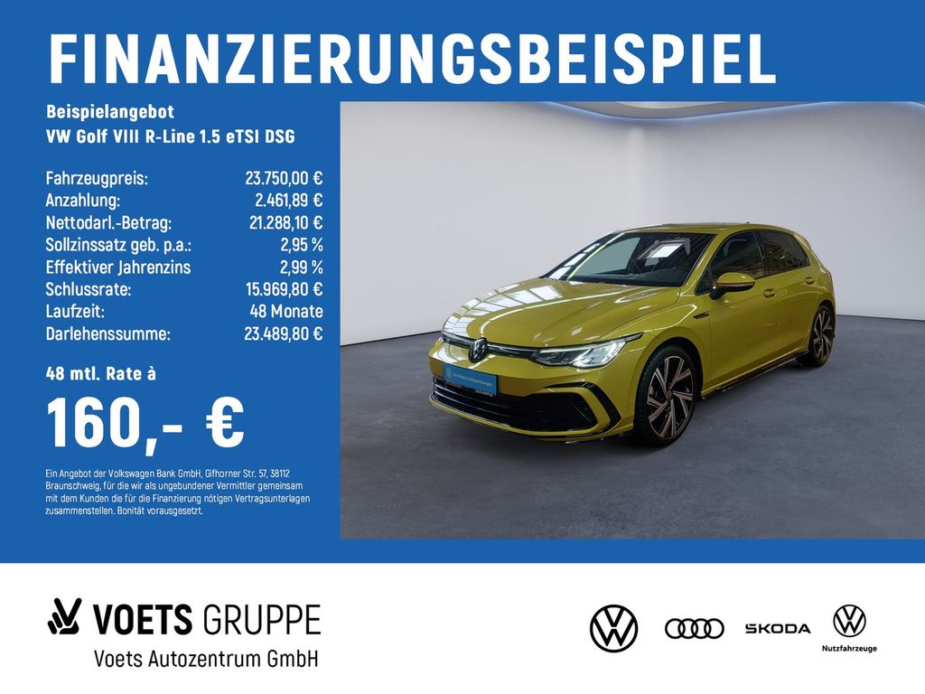 Golf VIII R-Line 1.5 eTSI DSG LED-RearView+PDC