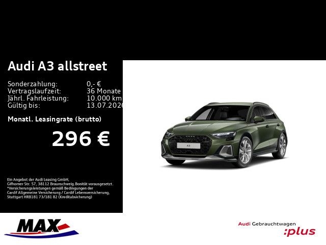 A3 allstreet TDI LED+KAMERA+DCP+AHK+SMARTPHO INT