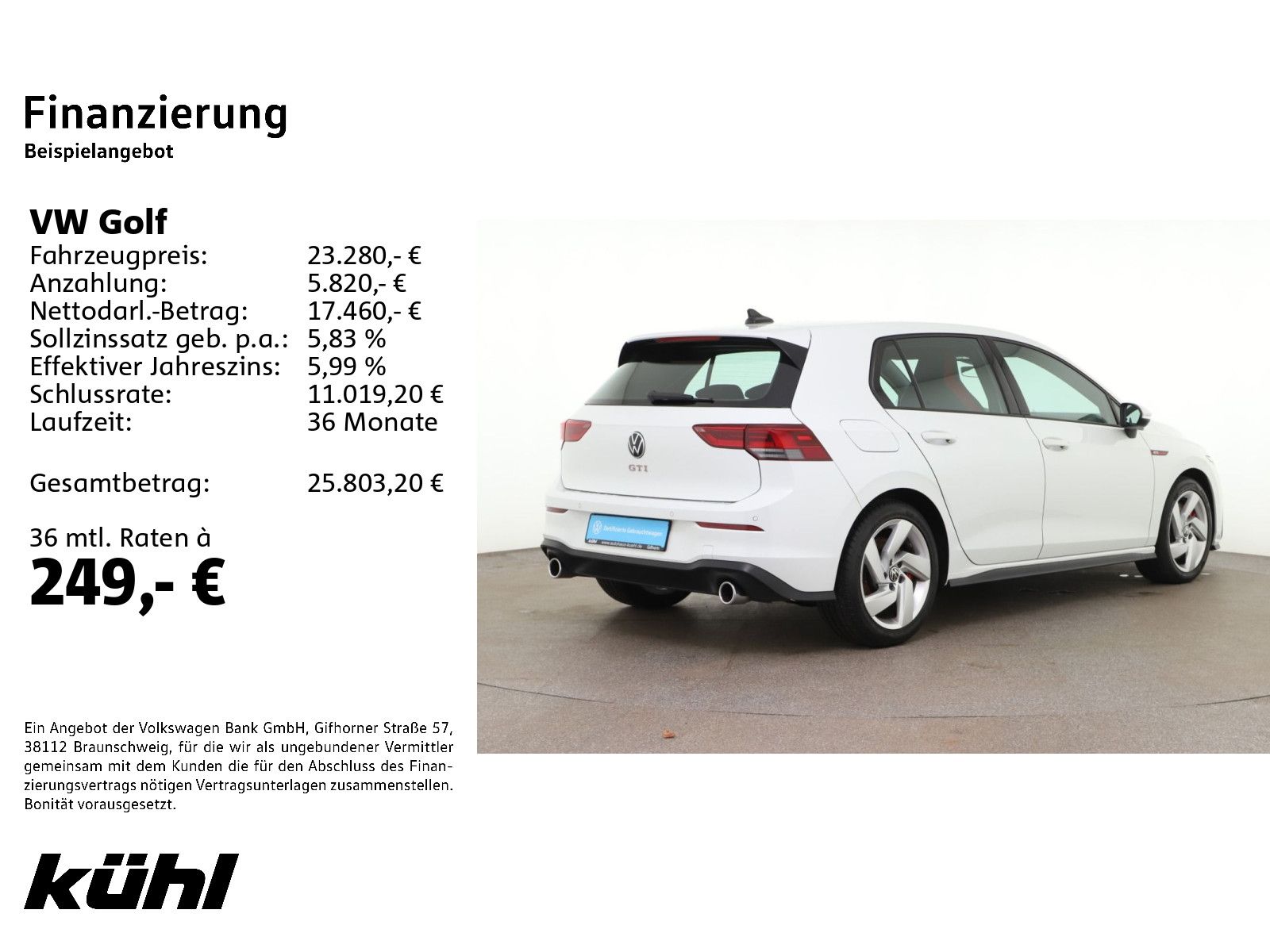 Volkswagen Golf 8 VIII GTI 2.0 TSI DSG LED App foto 2
