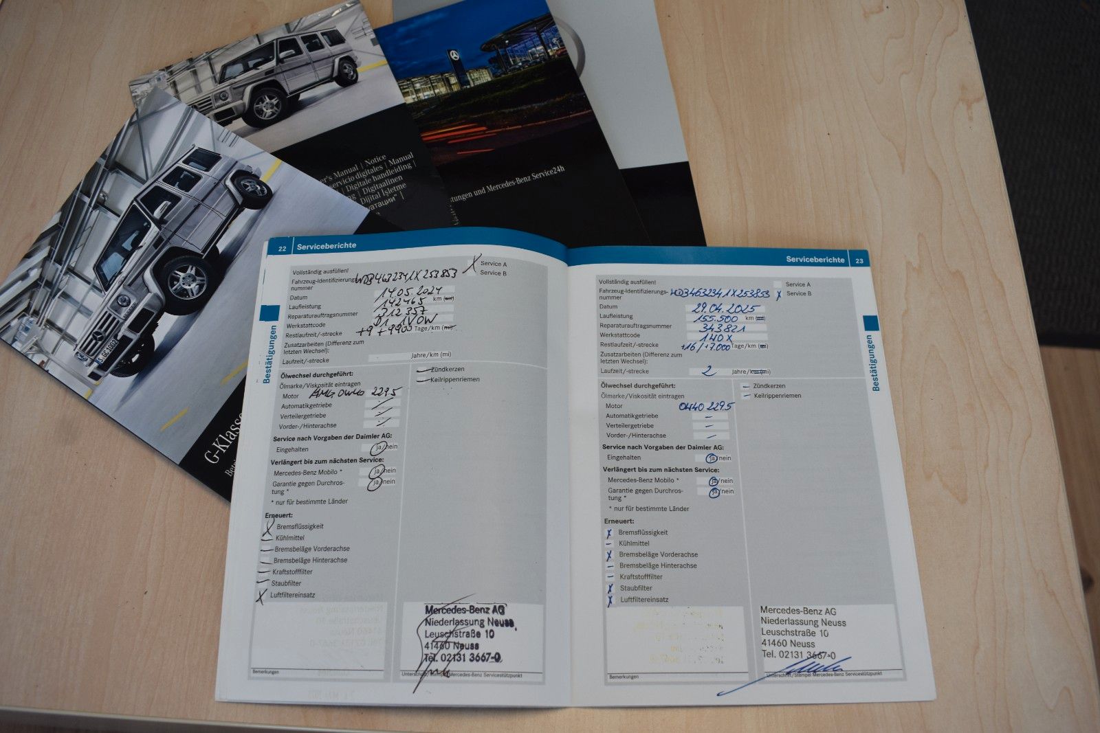 Fahrzeugabbildung Mercedes-Benz G 500 V8 1.HAND/AHK/SD/LEDER/KAMERA/TOTWINKEL