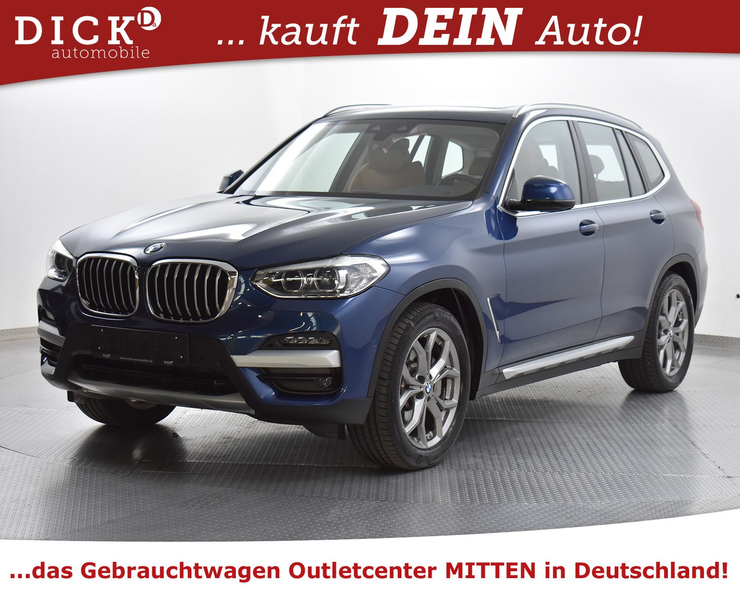 BMW X3 xDr 30i xLine PANO+LEDER+KAM+NAVI+LED+SHZ+M19 - Image 2
