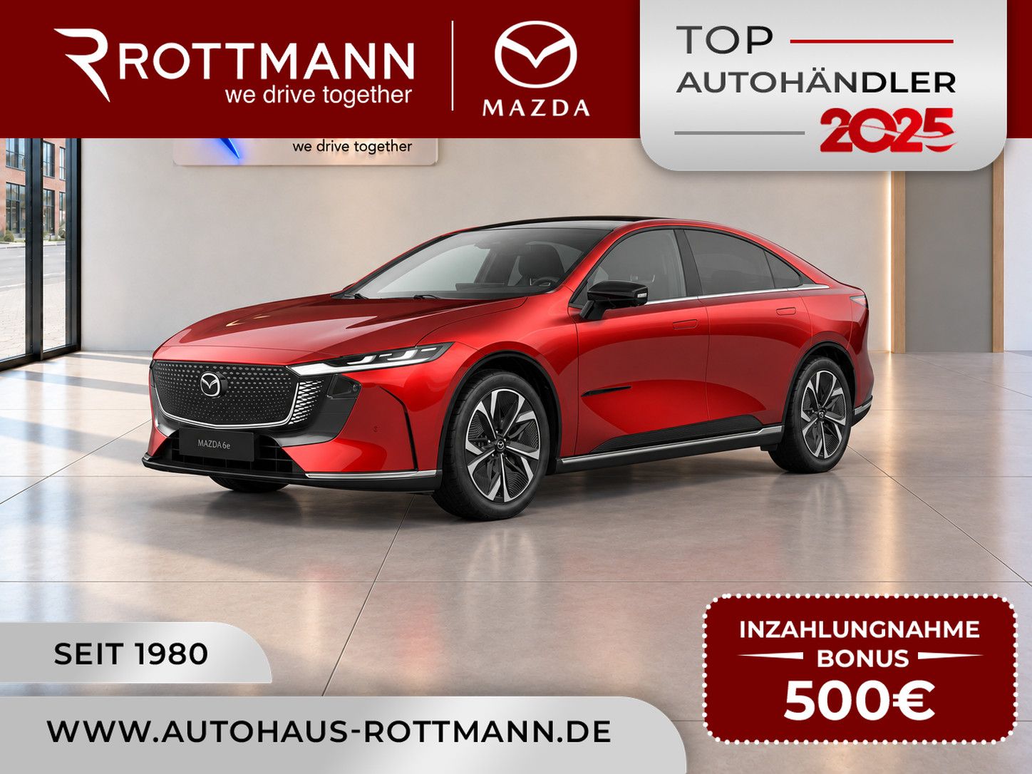 Mazda 6e 2027 EV 78kW 560km Takumi Sony/Panorama/360°K
