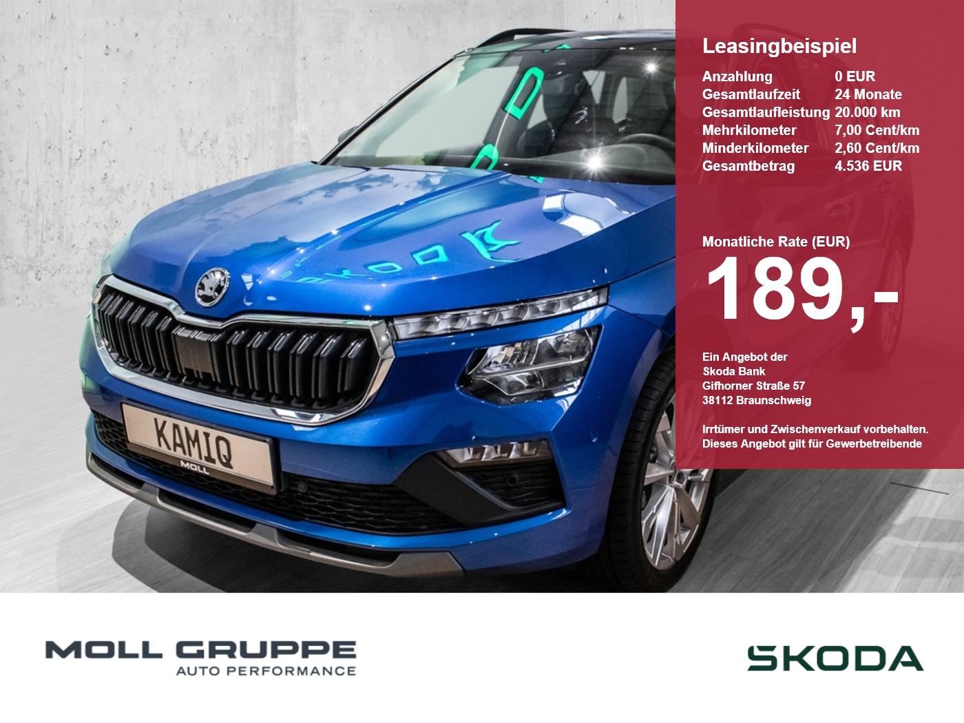 Skoda Kamiq 1.5 TSI DSG Selection ACC AHK EL.HECK KAM