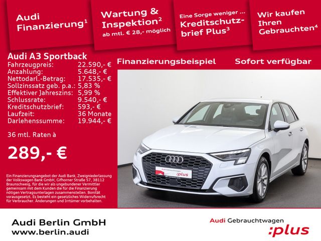 Audi A3 Sportback 30 TFSI 6-G. SITZHZG PDC MATRIX HUD