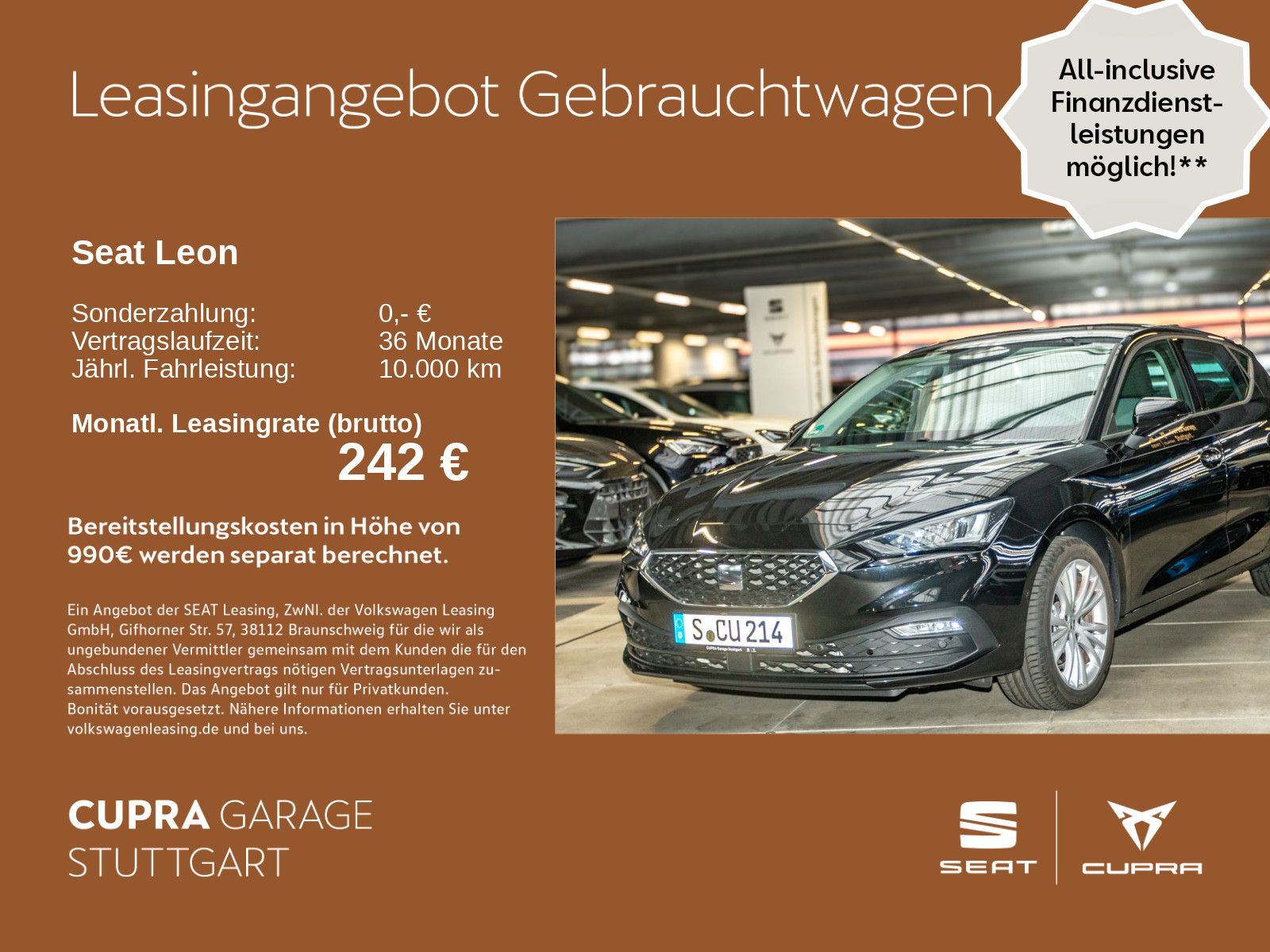 Seat Leon Style Edition 1.0 eTSI 81 kW (110 PS) DSG *