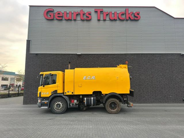 Scania 94.220 4X2 + FAUN AK 461 R/L SWEEPING TRUCK/ KEH