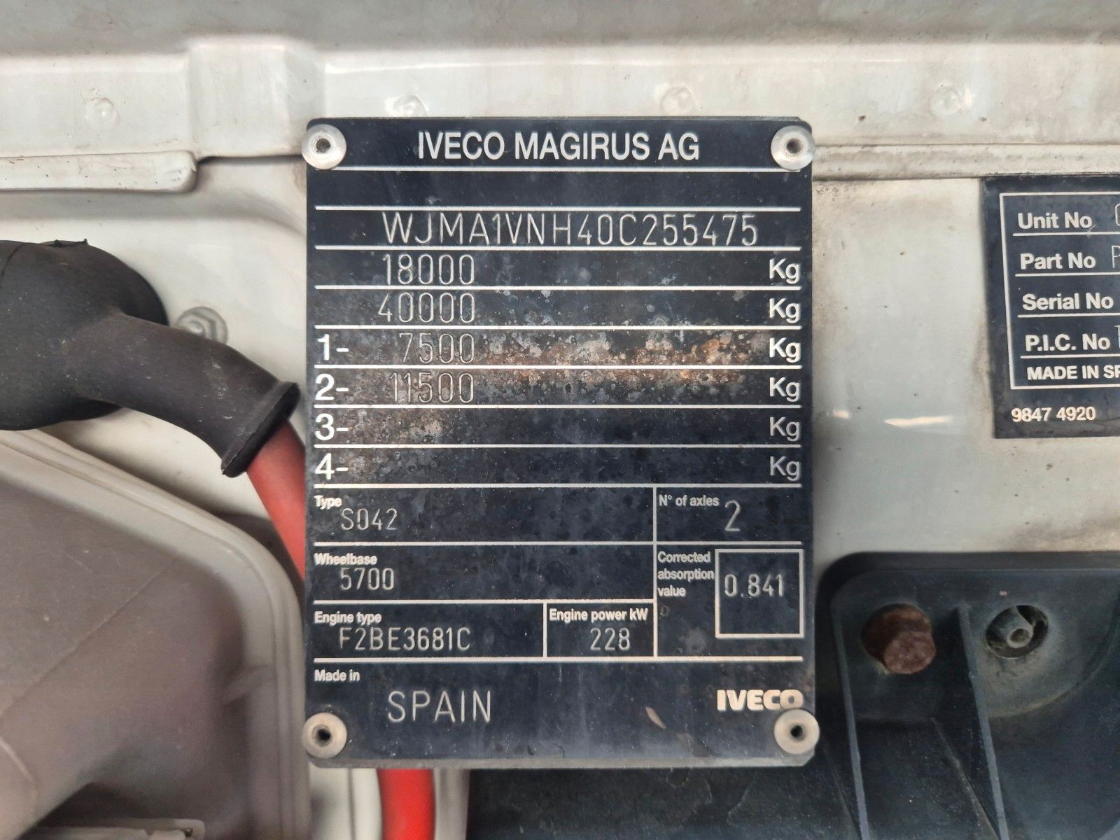 Fahrzeugabbildung Iveco Stralis AT190S31/FP CM BDF LBW unterfaltbar AHK