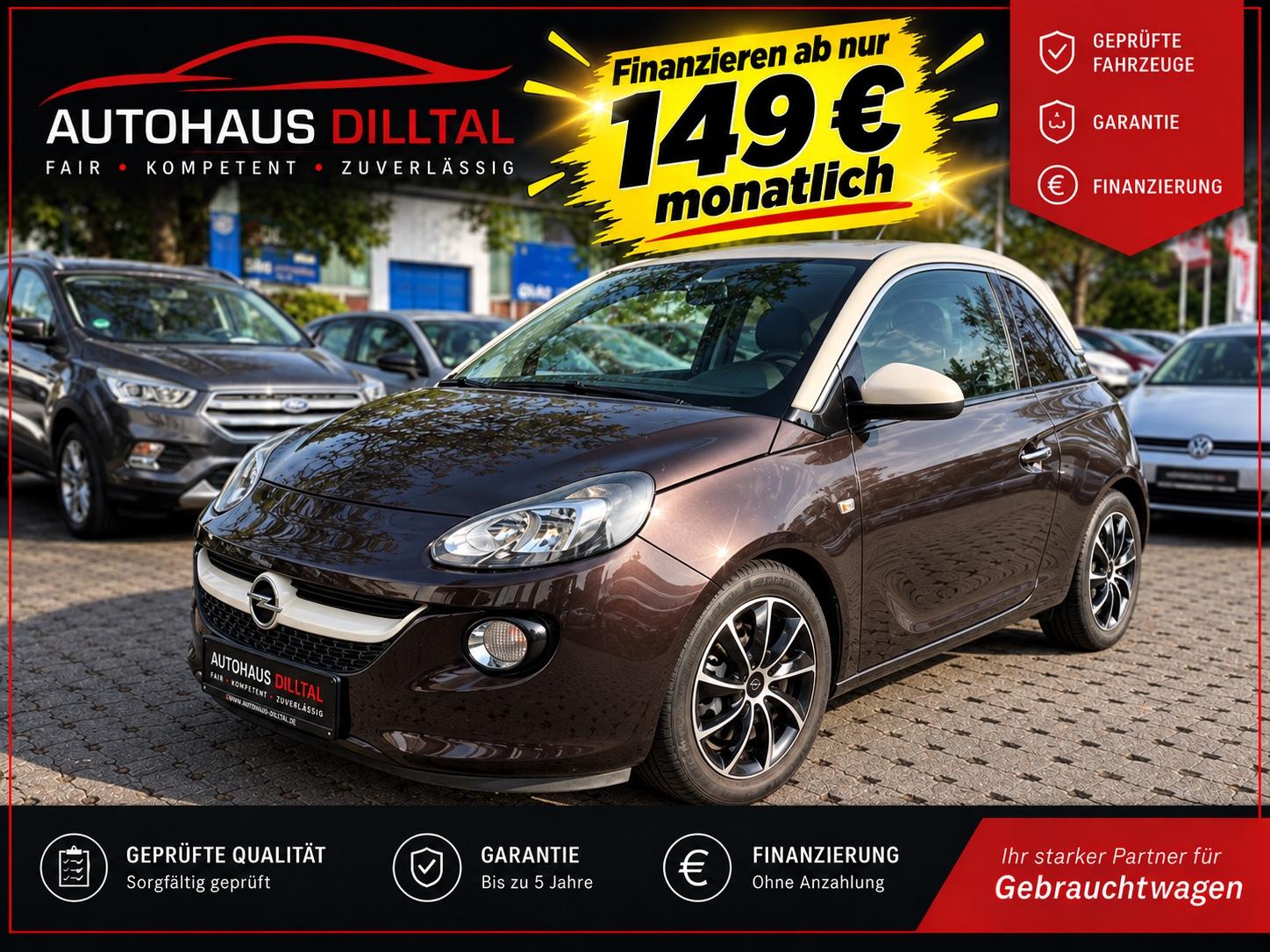 Opel Adam Glam#Glasdach#Sitzheizung#Lenkradheizung