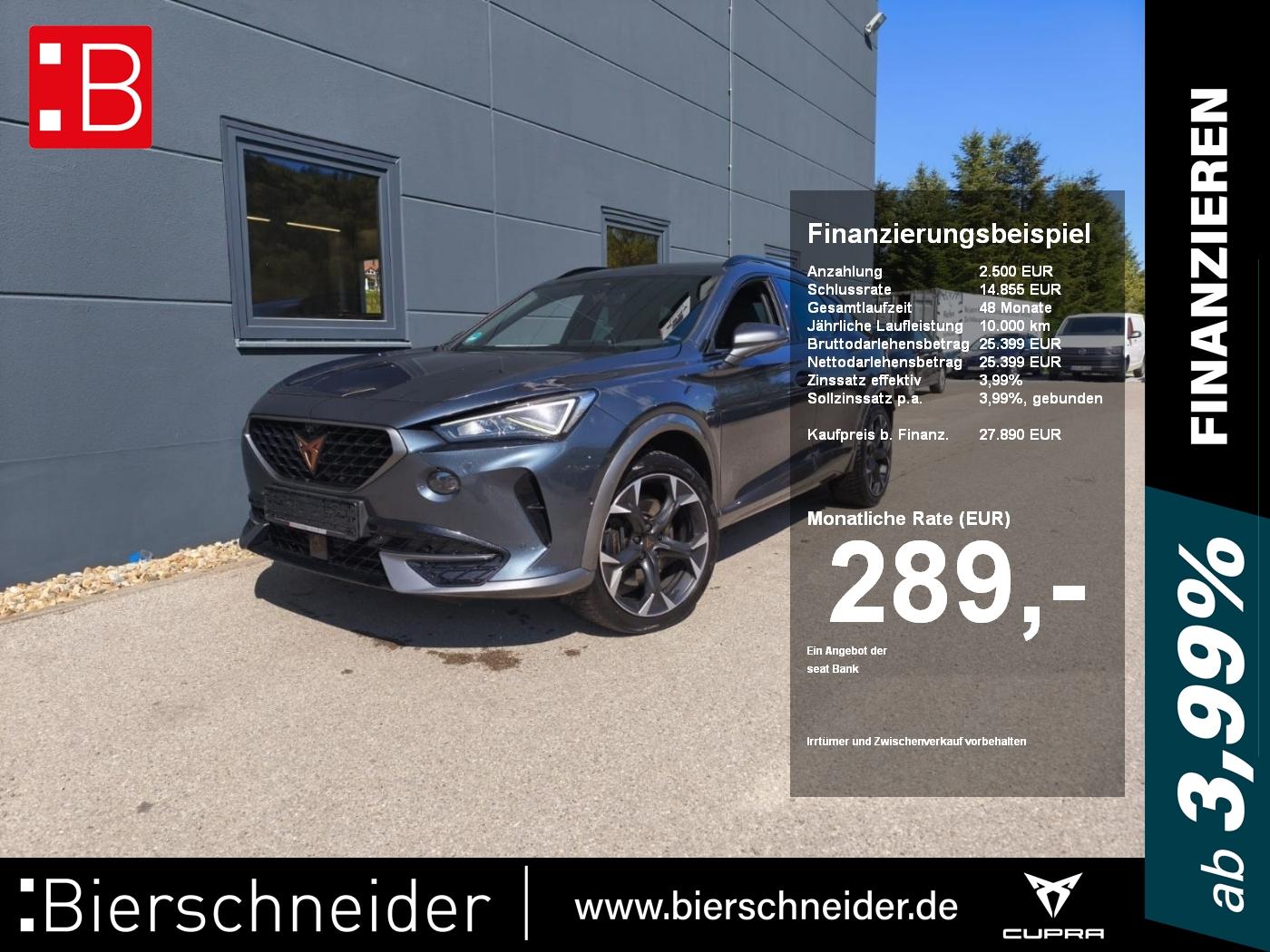Cupra Formentor 310 VZ ab 289.- 2.500.-Anzahlung TOP V