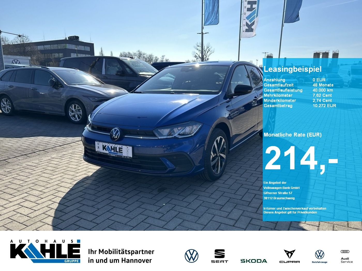 Volkswagen Polo ENERGY 1.0 l TSI OPF 5-Gang CarPlay ACC