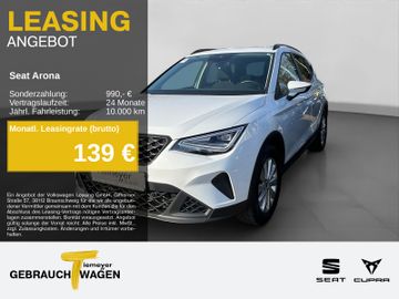 Seat Leasingangebot: Seat Arona 1.0 TSI STYLE NAVI ACC SITZHZ PARKLENK