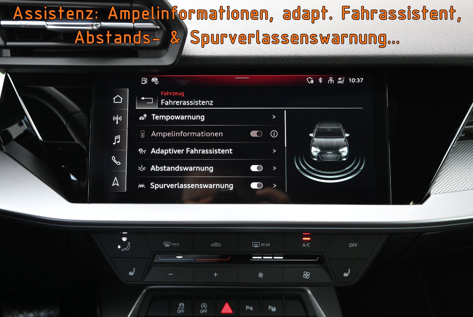 Fahrzeugabbildung Audi A3 35 TFSI S tro. Limousine °ACC°PANO°HEAD-UP°