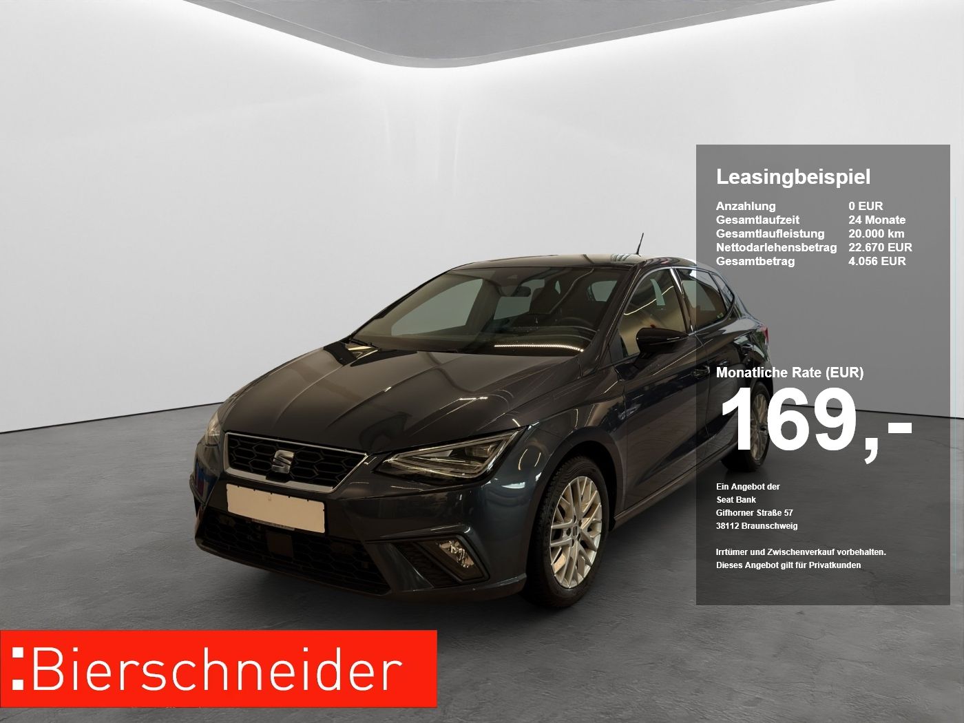 Seat Ibiza 1.0 TSI DSG FR ab 136.- EUR mtl. 990.- Anz