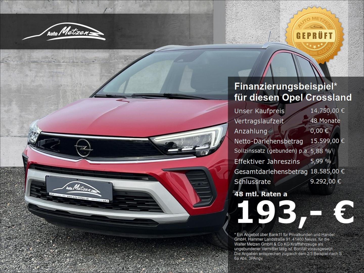 Opel Crossland 1.2 Turbo GS Line LED Apple CarPlay An
