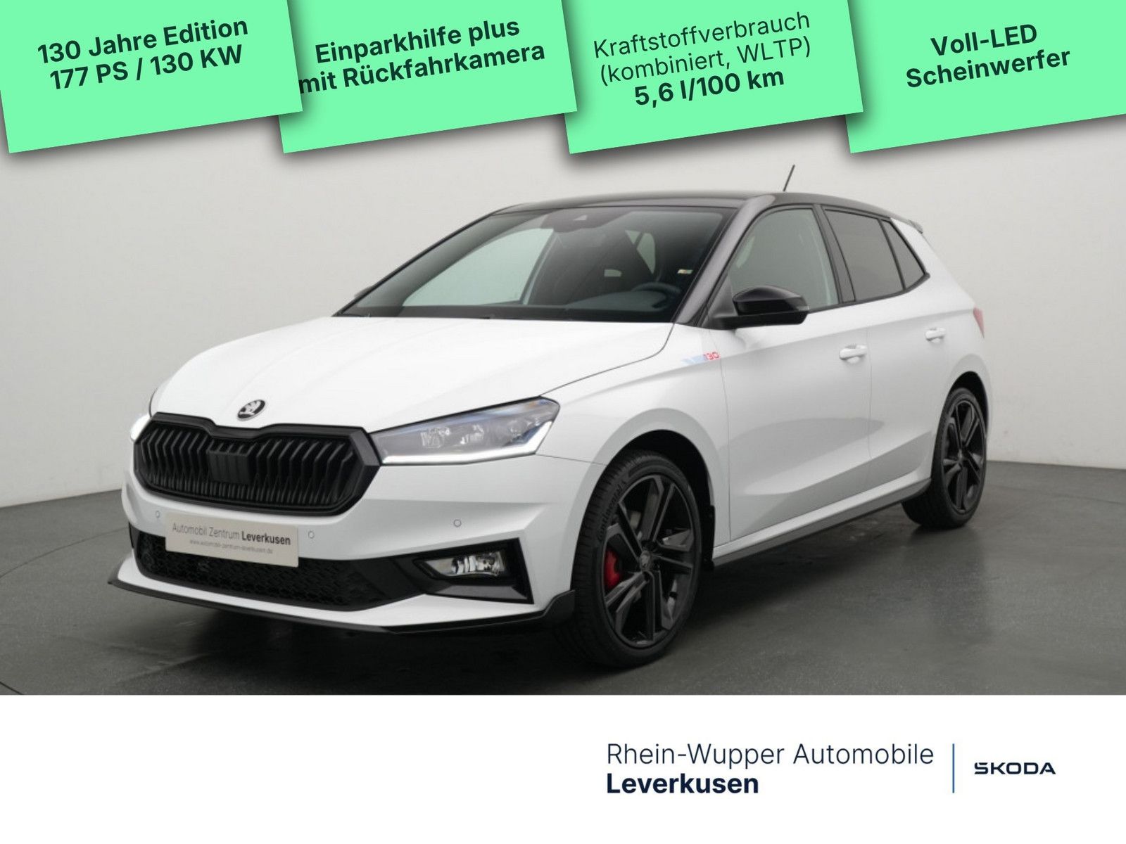 Skoda Fabia 130 LENKRADHZ KESSY KLIMA ACC NAVI 18" KAM