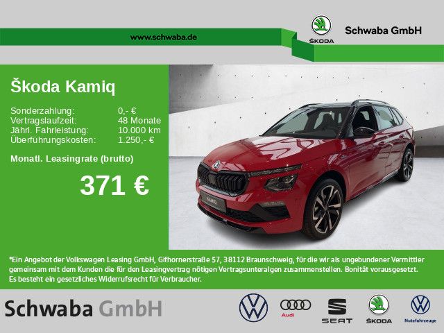 Skoda Kamiq Monte Carlo 1,5 TSI DSG*PANO*AHK*LED*NAV*