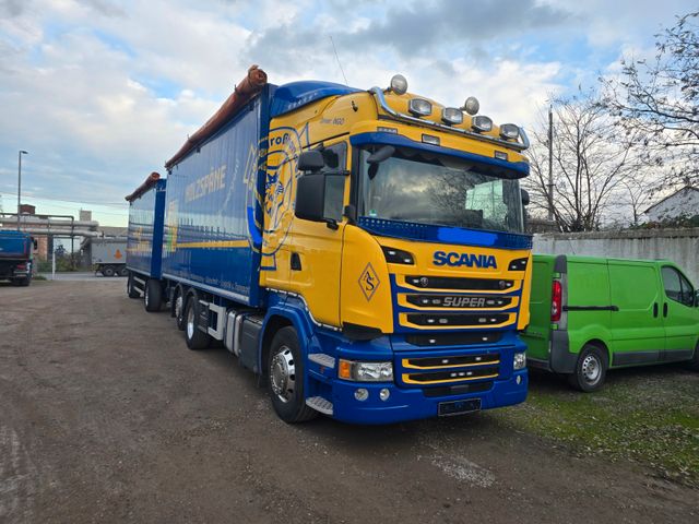 Scania R450 6X2*ATM* Kipper Kempf + Anhänger*105m³