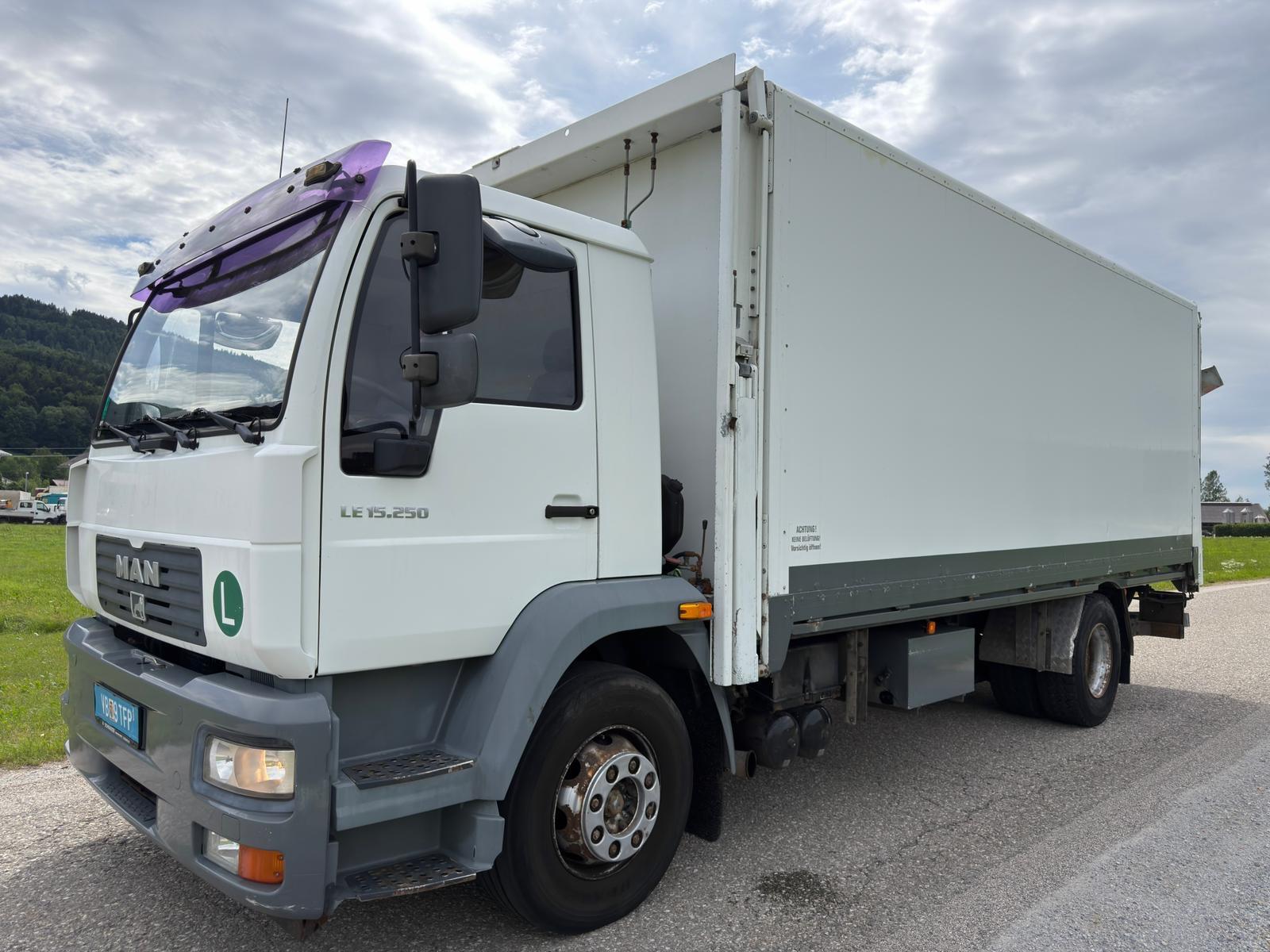 MAN LE 15.250 4x2 LL GETRÄNKEKOFFER+ LBW  EURO3