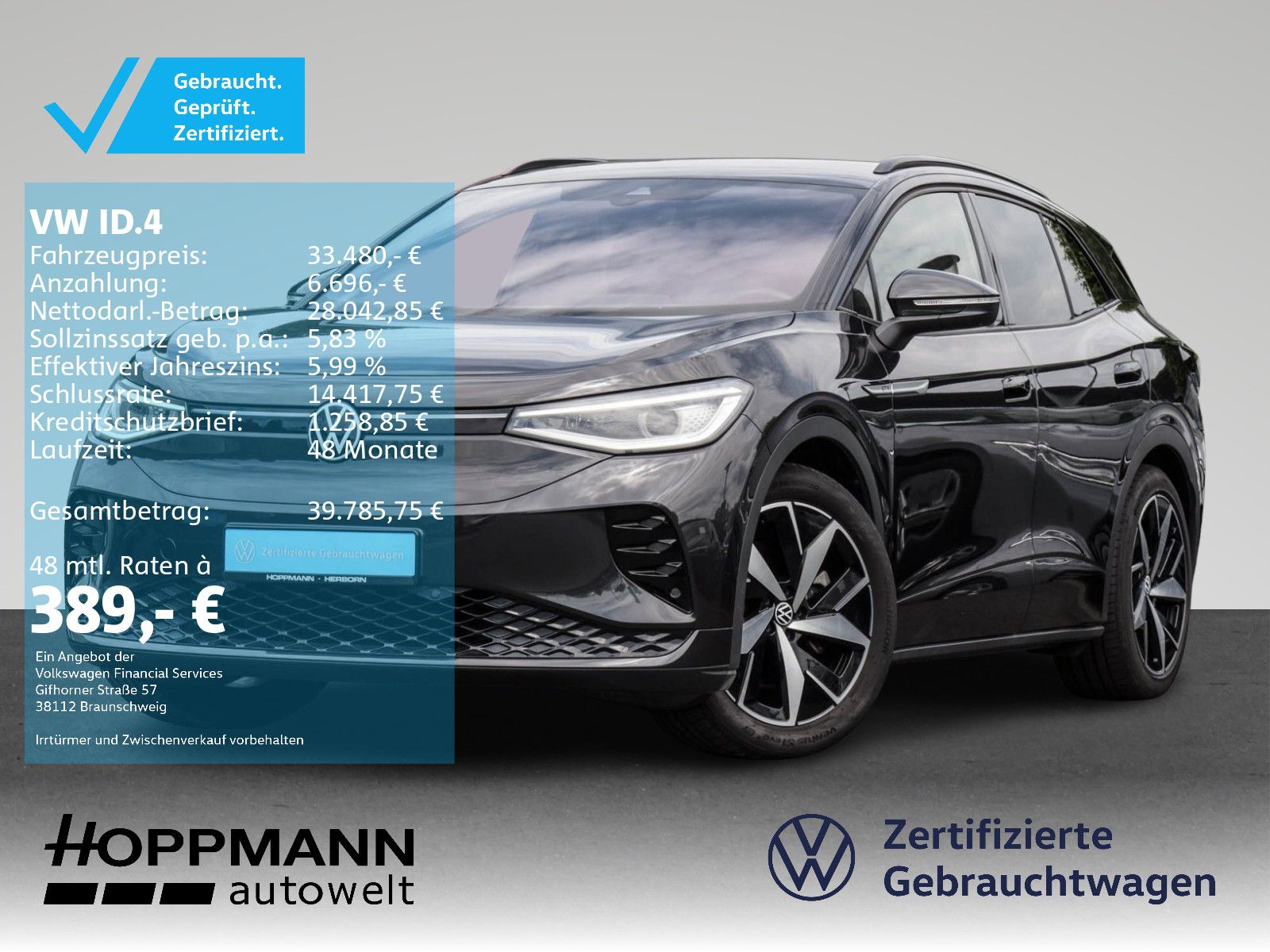 VW ID.4 GTX 4Motion AHK KAMERA HUD MATRIX