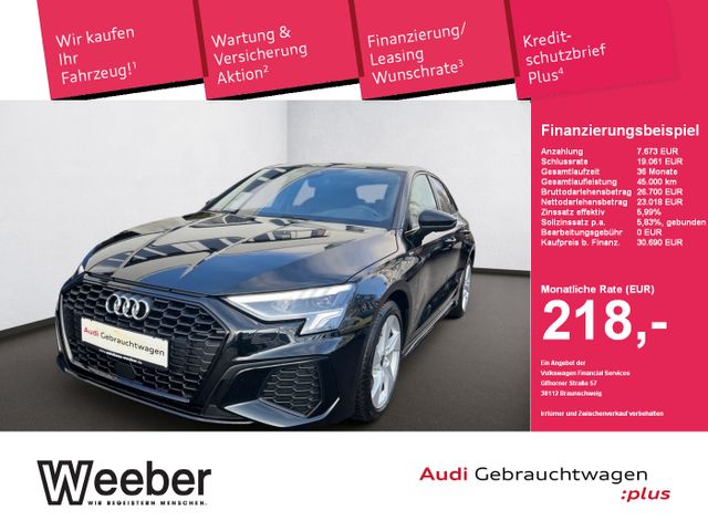 Audi A3 Sportback 35 TFSI S line NAVI*LED*LEDER*AUT