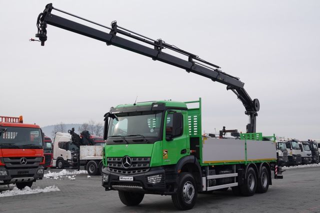 Mercedes-Benz AROCS 2636 / 6x4 / SKRZYNIOWY- 6,5 M / + HDS HIA