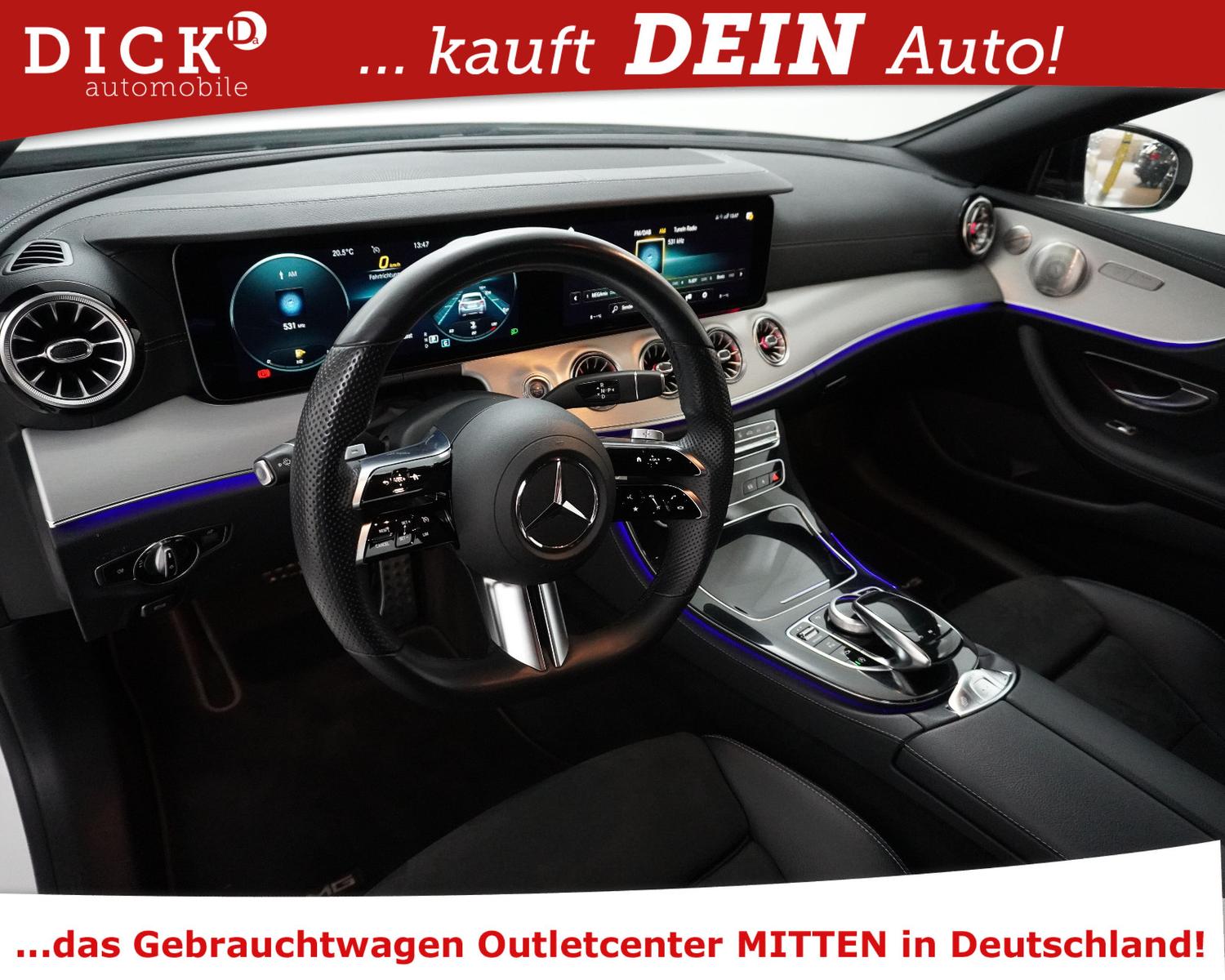 Mercedes-Benz E220d Cabrio 2X AMG NIGHT+WIDESC+STNDHZ+BURM+20"