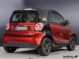 Smart EQ fortwo passion coupé LED/Pano/JBL/Kamera/22kW - mit Elektro-Antrieb: Coupe, Rot