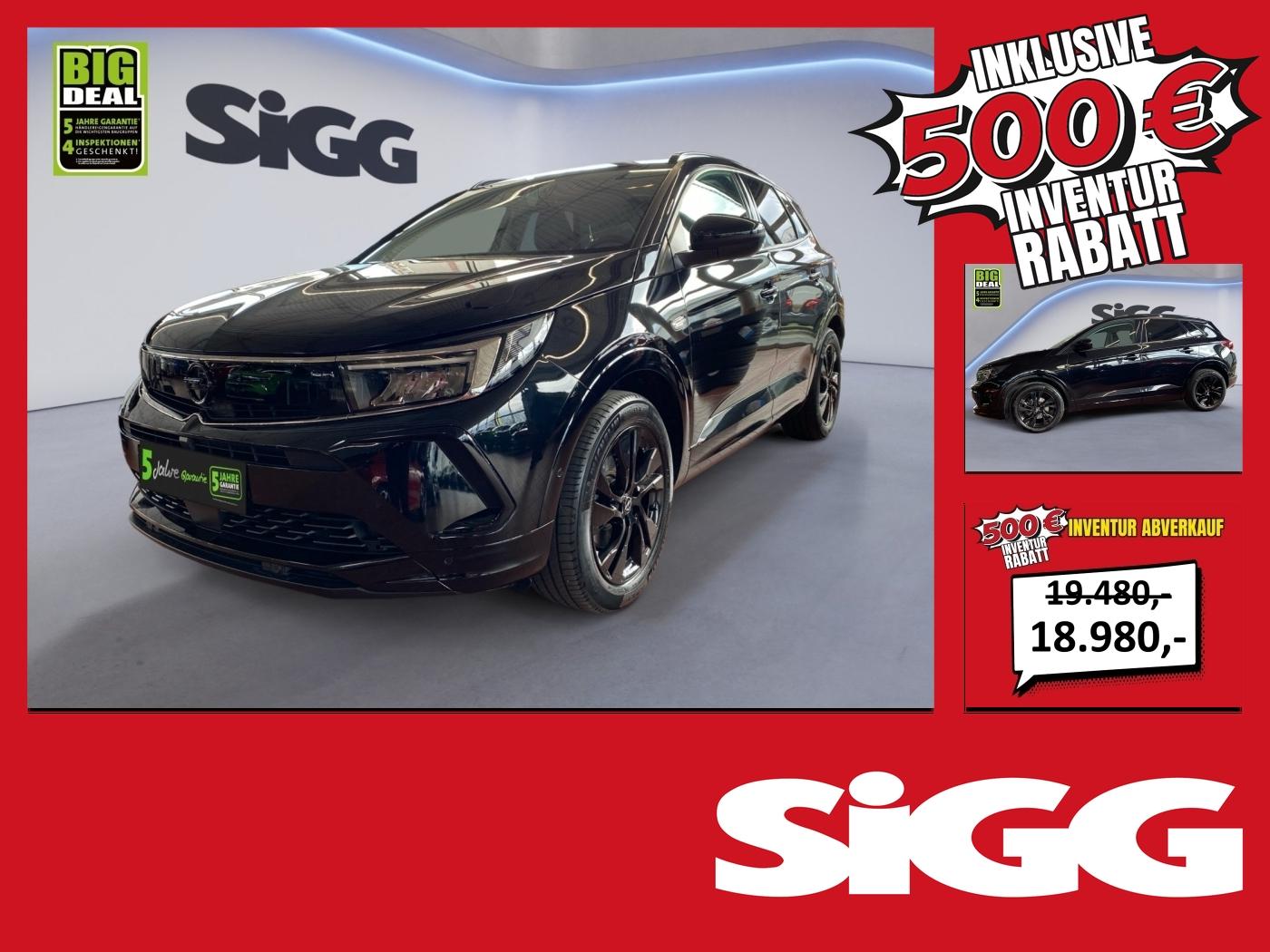 Opel Grandland 1.2 GS Line Navi, CarPlay, Tempomat