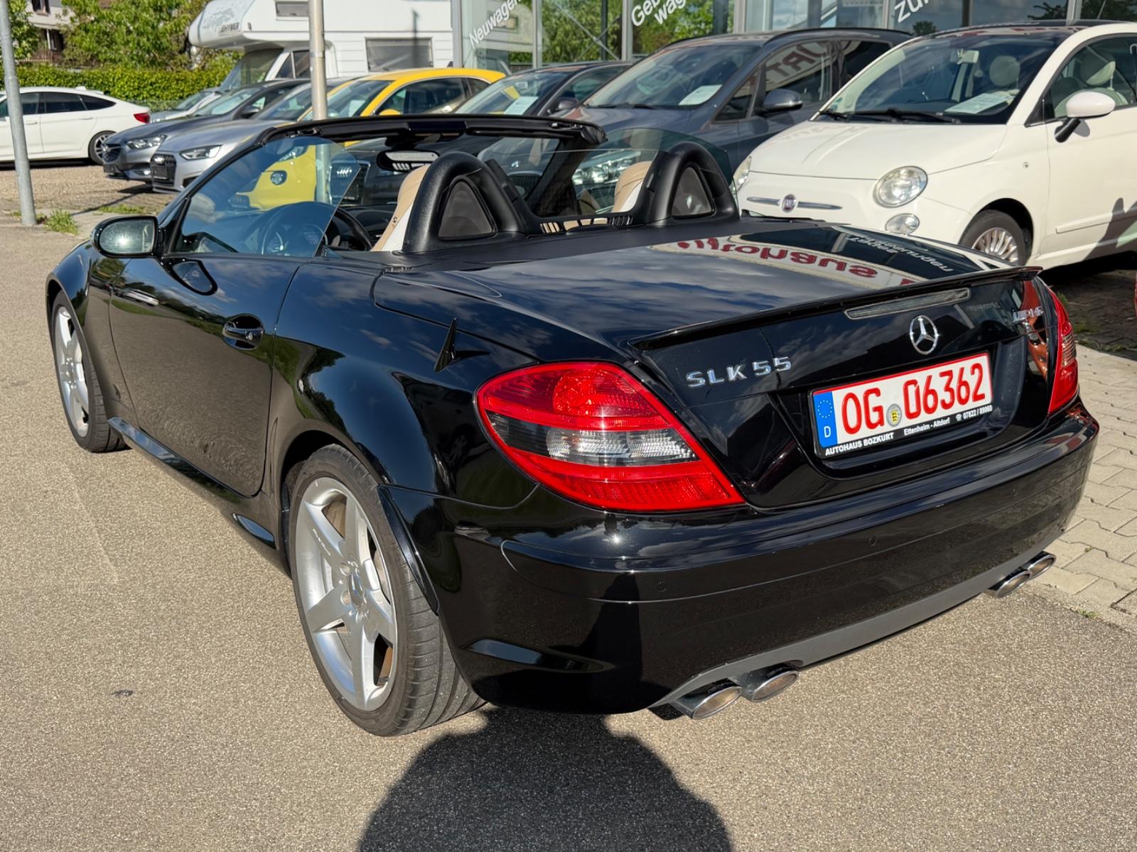 Mercedes-Benz SLK 55 AMG Roadster 360ch - 1 ère main - Navi - Sièges chauffants - Pneus été