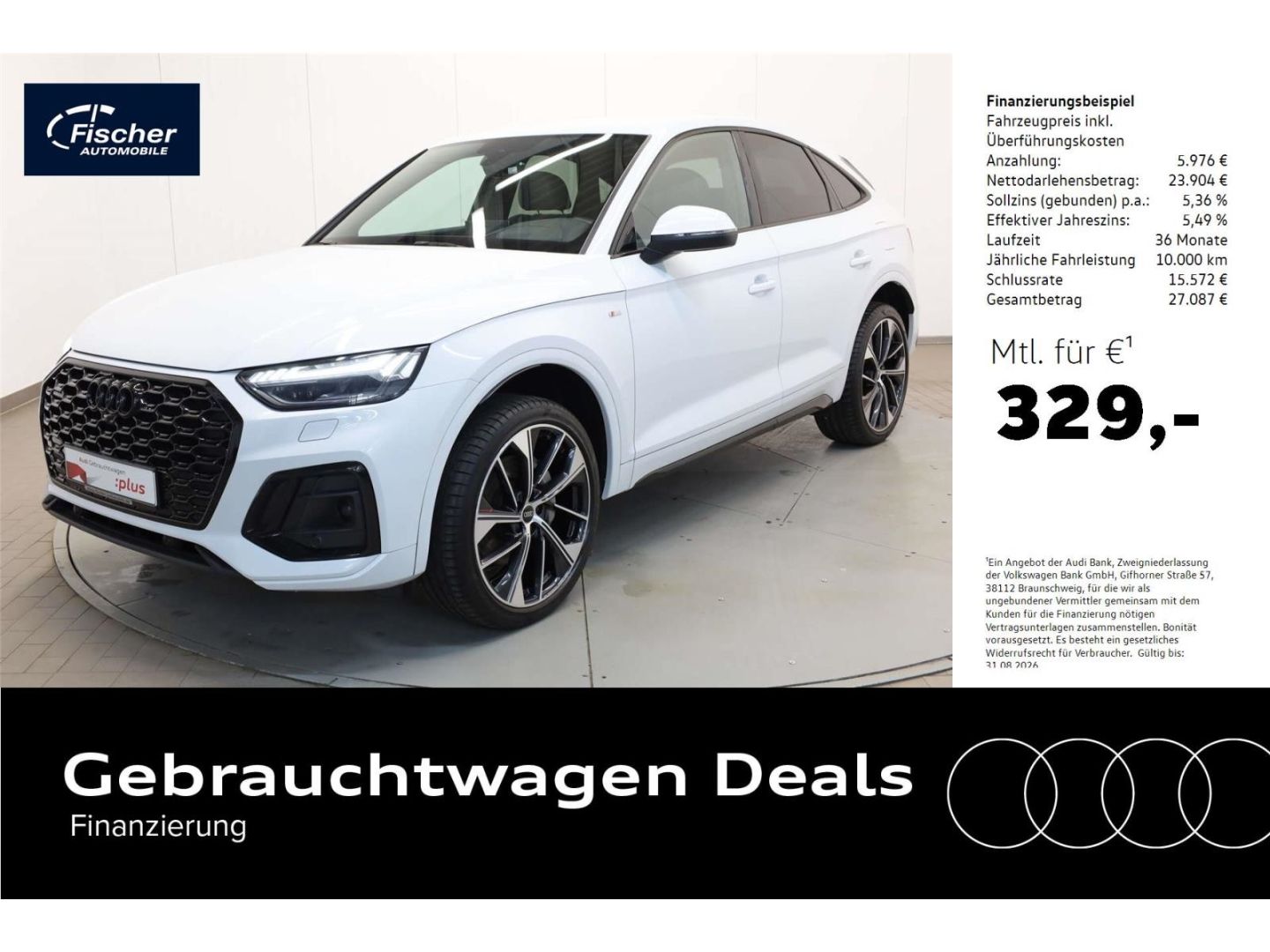 AUDI Q5 Sportback 50 TFSI e quattro S line B&amp;O/HUD/SH