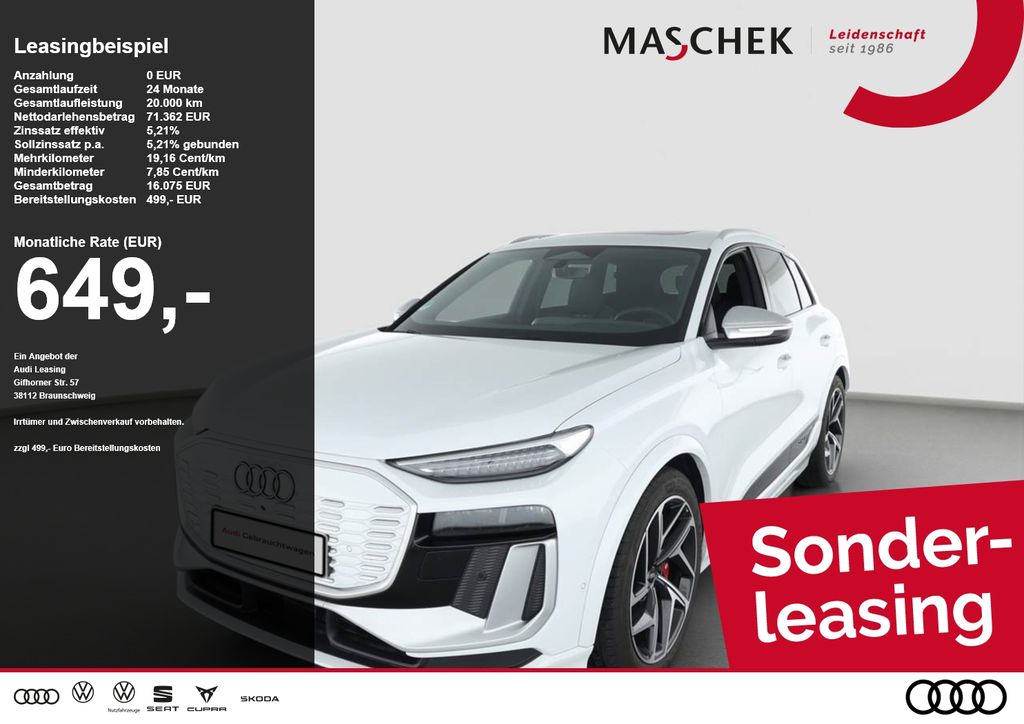 Audi SQ6 e-tron 113UPE AHK Pano Sportsitzplus HUD B&O