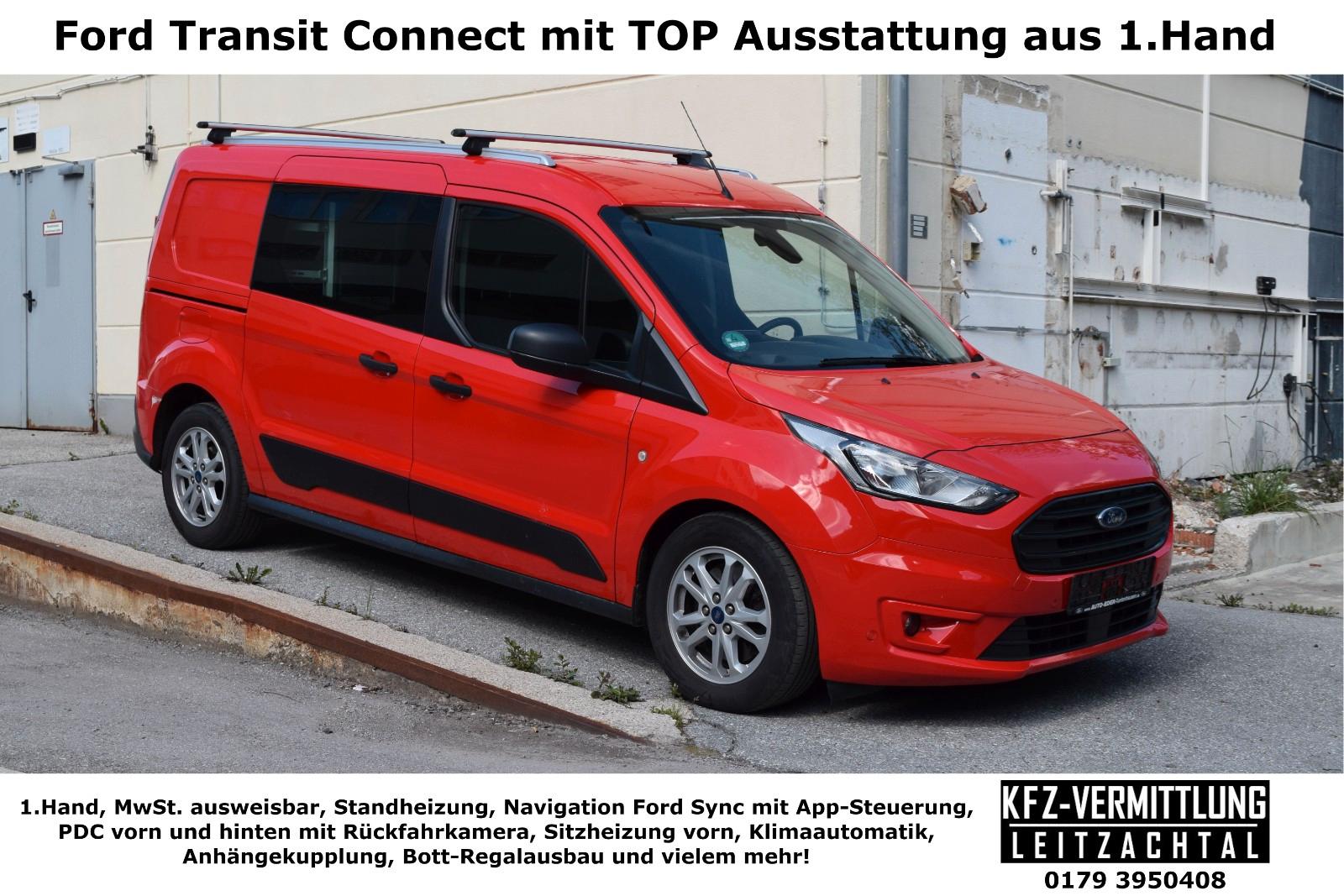 Ford Transit Connect lang~1.Hd~TOP Ausst.~Bott~MwSt
