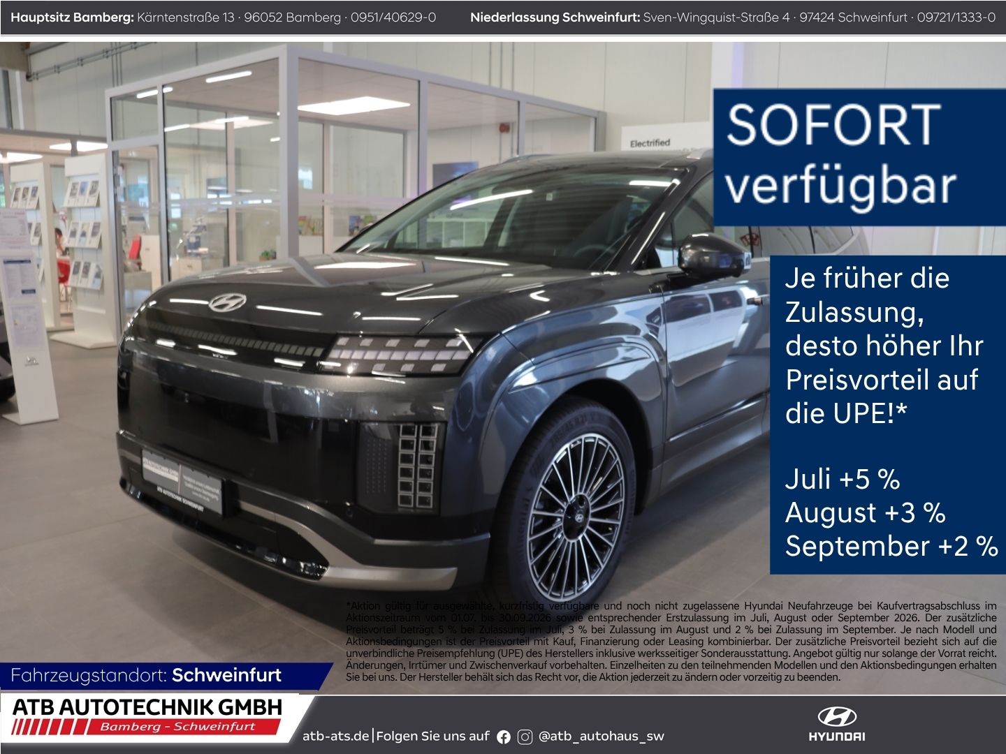 Fahrzeugabbildung Hyundai IONIQ 9 UNIQ 7-Sitzer 307 PS 4WD HUD El. Panodac