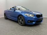 BMW 220i Cabrio M-SPORT HARMAN&KARDON*PROF*MEMO*LED - mit Benzin-Antrieb: Blau, Vollleder, Cabrio, mit Klimaanlage