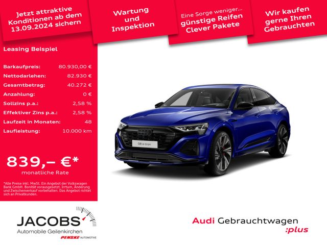 Audi Q8 e-tron Sportback 55 quattro S line Pano, Matr