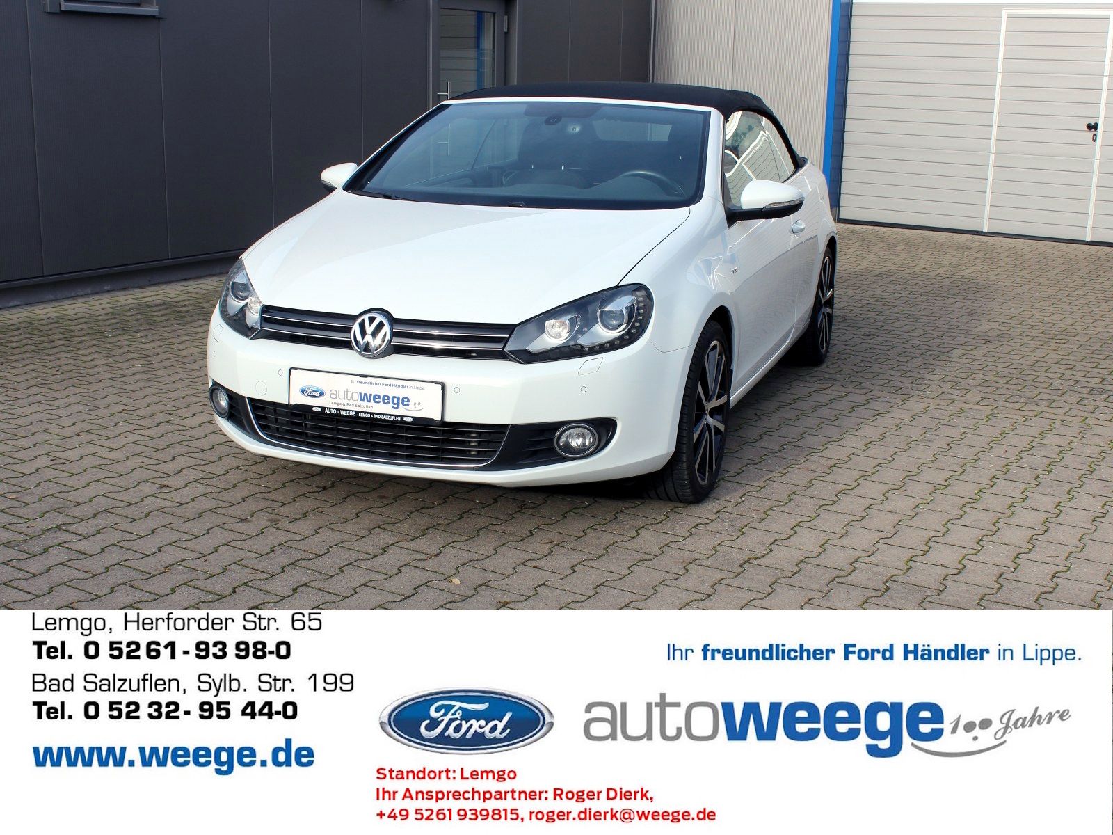 Fahrzeugabbildung Volkswagen Golf Cabriolet Cup 1,4 TSI